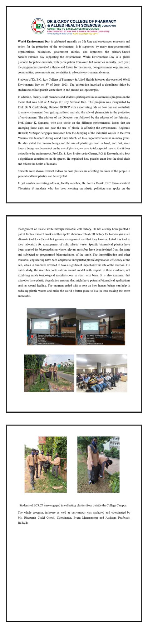 Best Pharmacy College - Dr. B.C. Roy College of Pharmacy