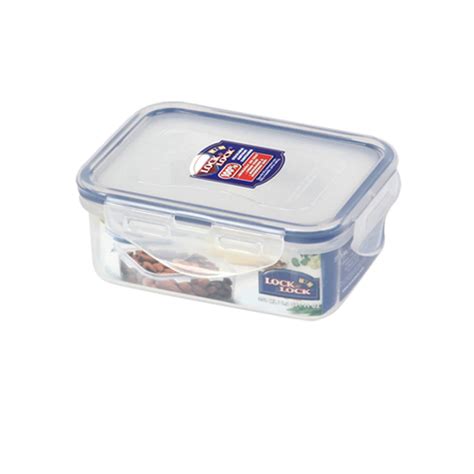 LocknLock Classics Small Flat Rectangular Food Container with Leak Pro ...