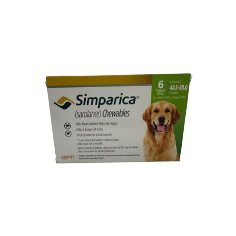 Zoetis Simparica (Sarolaner) Chewable Tablets for Dogs – My Store