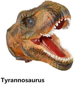 Generic 3D Kids Dinosaur Models Hand Puppet Role-Play Toys ...