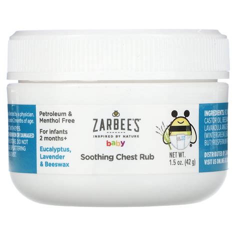 Zarbee's Chest Rub Age at Mary Eklund blog