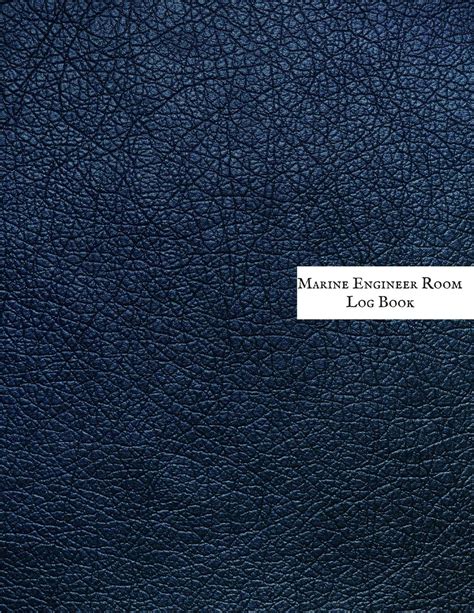 Buy Marine Engineer Room Logbook: Ship Technical Maintenance Operating ...