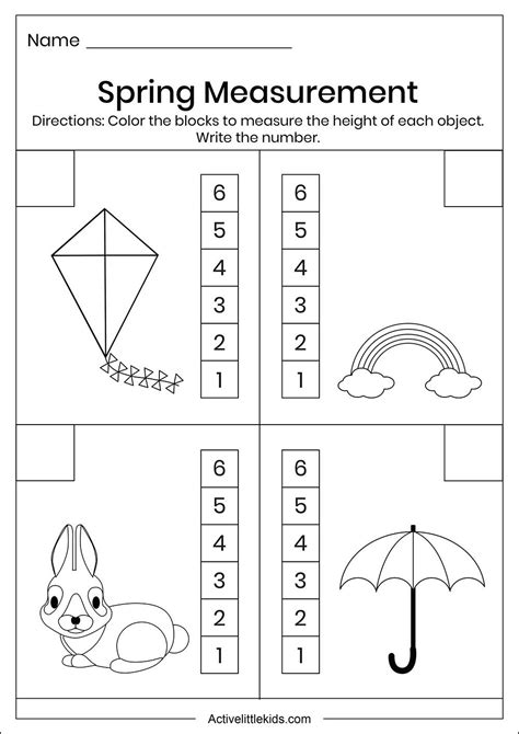 Image result for Spring Measurement Activity