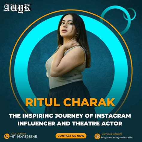 Ritul Charak : The Inspiring Journey of Instagram Influencer and ...