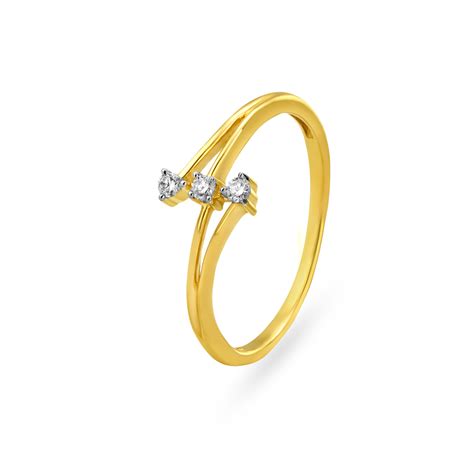 Trio Diamond Finger Ring
