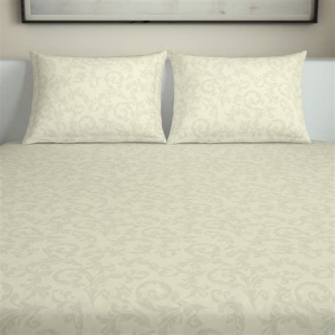 Buy SPACES Aurama Jacquard Cotton 300TC 5Pcs King Bedsheet Set from ...