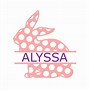 Image result for Personalized Bunny Easter Basket Tags SVG