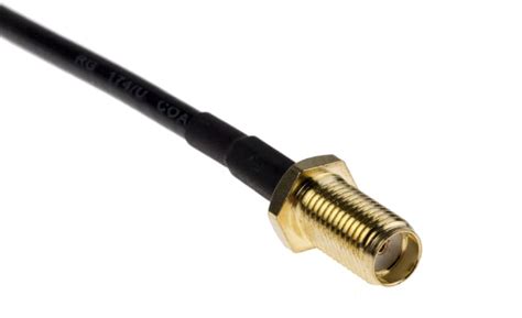 LPRS-MMCX-S-M-100-SMA-S-F-B LPRS | LPRS Male MMCX to SMA, 100mm ...