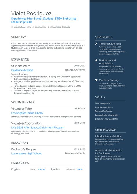 Image result for Sample Student Resume Examples