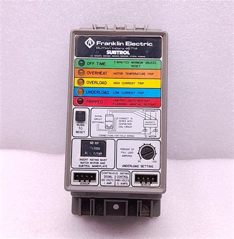 Franklin Electric 152100 901 Subtrol Motor Controller 380-480V 50-60Hz ...