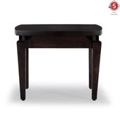 Buy Ambrose Dark Oak Brown Veneer Side & End Table Online @Durian