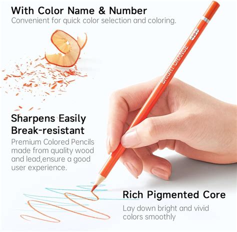 ShuttleArt Shuttle Art 180 Coloring Pencils for Adults, Soft India | Ubuy
