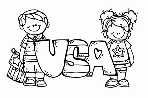 Collection of Usa Coloring Pages - Free Printable