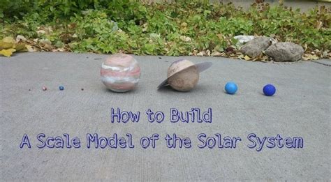 Image result for Build Scale Model Solar System