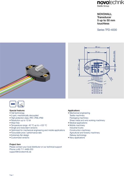 TFD-4000系列非接触式位移传感器 - 上海信笃自动化科技有限公司
