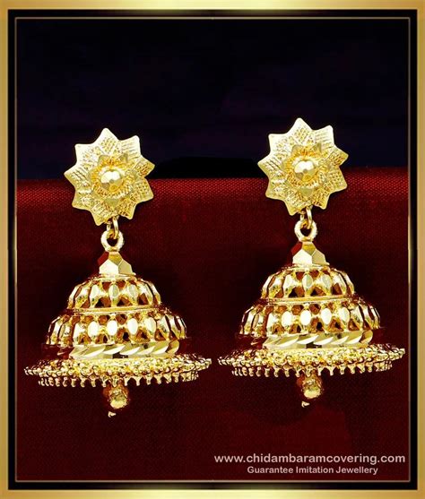 Buy Latest Kerala Jimikki Kammal Jhumka Design Gold Earrings