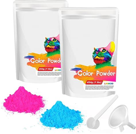 Amazon.com: LARICEO Gender Reveal Color Powder Set, 2 lbs Perfect ...