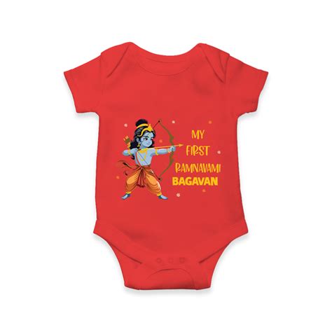 Ram Navami First Festival Baby Romper – Anveshana Clothing