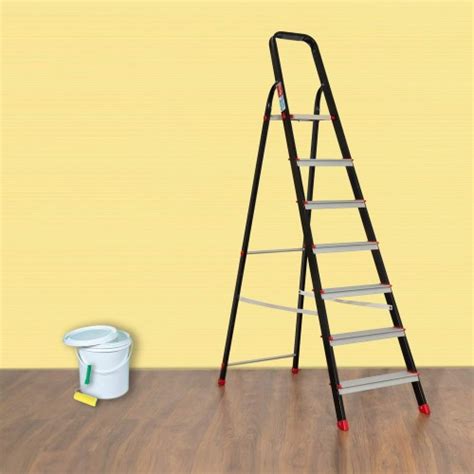 Buy Prestige PCBL 7 Steps Cleanhome Aluminium Ladder, 7 Steps with 5 ...