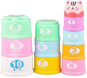 Goolsky Goodway Dove G109A Stacking Cups Learning Count Number Animal ...