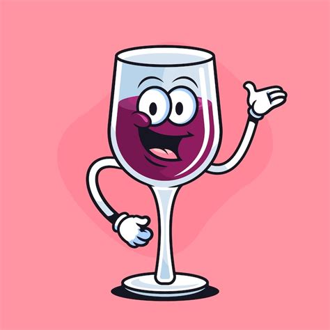 Cartoon Weinglas Bilder - Kostenloser Download auf Freepik