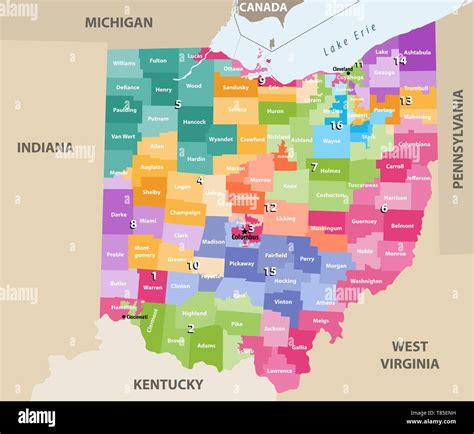Understanding The Ohio Congressional Districts Map: A Guide To ...