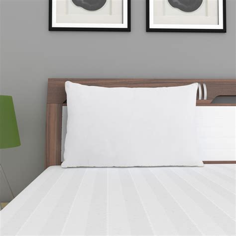 Buy Neem Solid Cotton Pillow : 45 cm x 70 cm White from Home Centre at ...