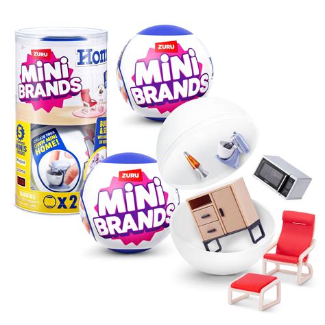 Amazon.com: Mini Brands Home Capsule (2 Pack) by ZURU, Surprise Home ...