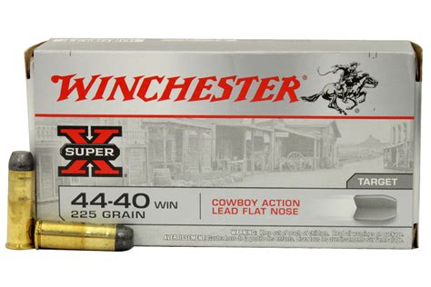 50 Rounds of Bulk .44-40 Win Ammo by Winchester - 225gr LFN