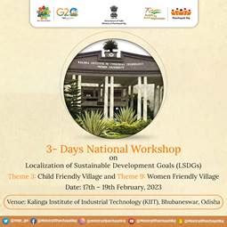 Three-day National Workshop on Localization of (LSDGs) in Panchayats ...