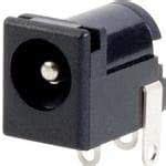 CUI Inc PJ-002A 24 VDC 2.5 A Right Angle Through Hole 2 Conductors 3 ...