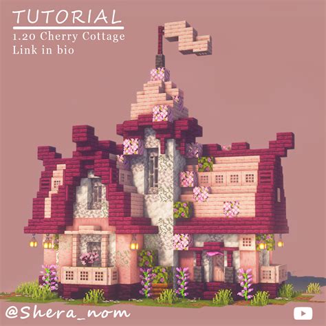 Image result for Cherry Tree Houses Tutorial Minecraft
