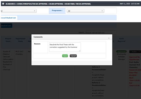 Final Thesis approval by Dean - JUNO Wiki
