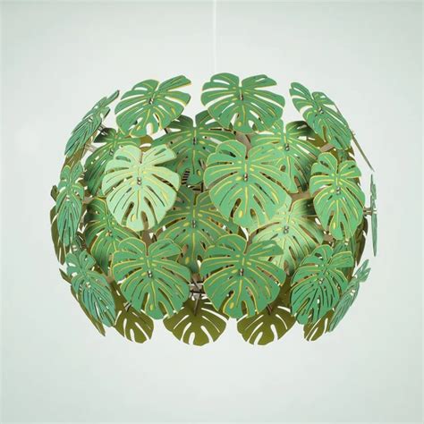 Monstera Glow Hanging Lamp