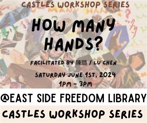 CASTLES Workshop 3: Lu Chen / 陳璐 – How Many Hands, 1105 Greenbrier St ...