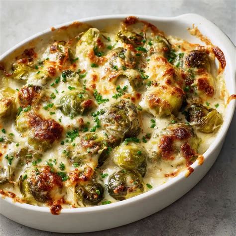 Creamed Brussels Sprouts Recipe – The Best Cheesy Thanksgiving Side ...