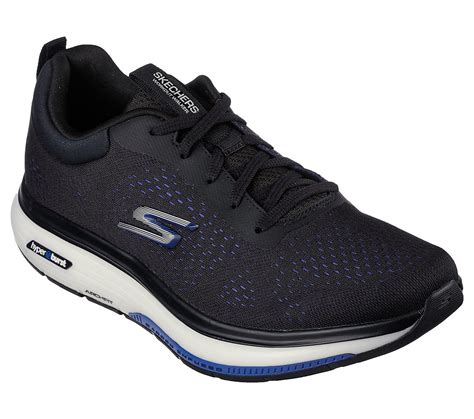 Skechers Black/Blue Go Walk Workout Walker Outpac Lace Up Shoes For Men ...