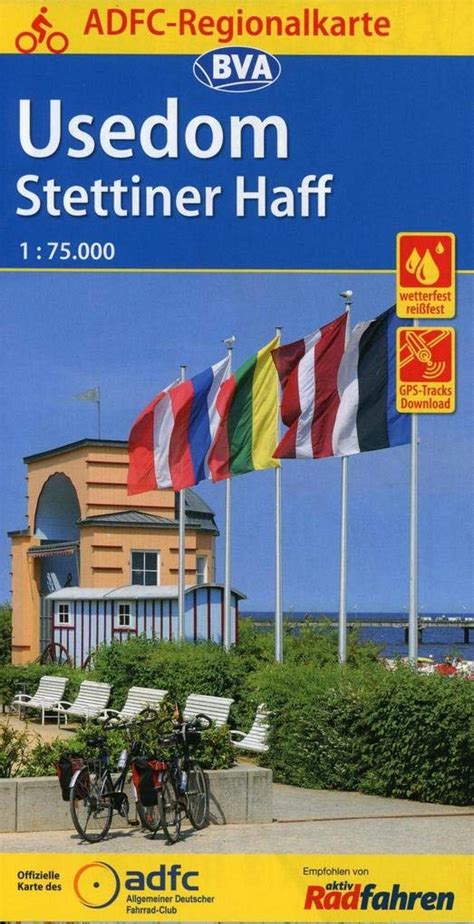 Amazon.in: Buy ADFC-Regionalkarte Usedom Stettiner Haff, 1:75.000: Mit ...