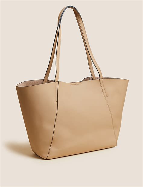 Buy Faux Leather Tote Bag at Marks & Spencer