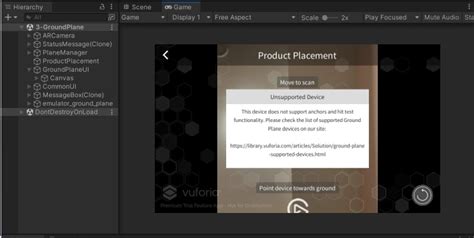 Creating AR in Unity 的图像结果