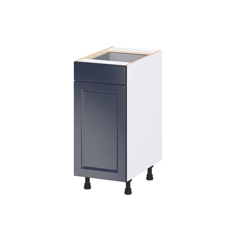 Hugo&Borg Lorette 15-in W x 34.5-in H x 24-in D Navy Blue 1-Drawer Pull ...