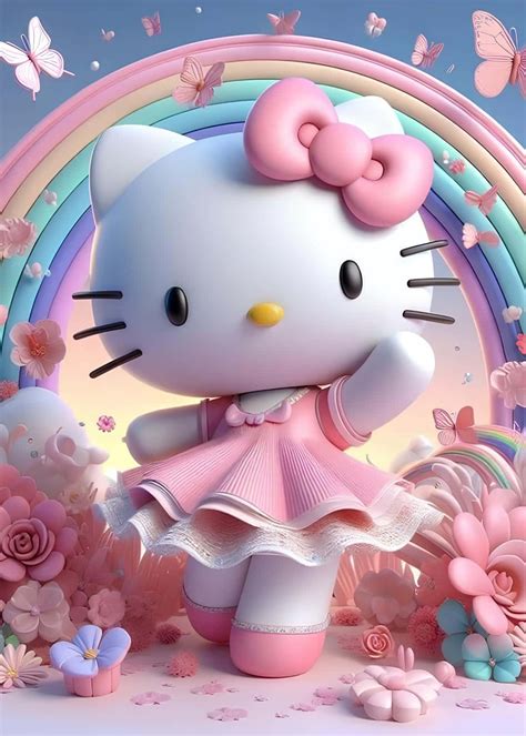 [100+] 3d Hello Kitty Wallpapers | Wallpapers.com