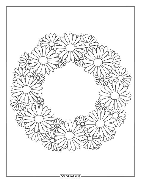 100+ Daisy Coloring Pages for Kids & Adults (Free Printable PDFs)