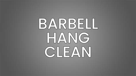 Hang Clean: Benefits, Muscles Worked, and More - Inspire US