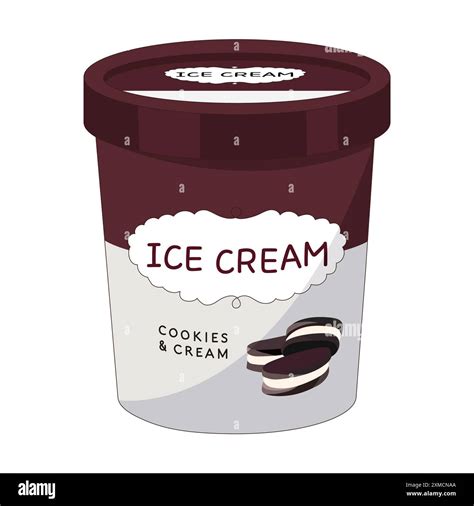 Creamy delight vector vectors hi-res stock photography and images - Alamy
