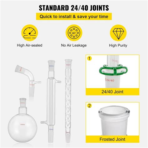 vevor laboratory glass set 3.3 (gg-17) laboratory India | Ubuy