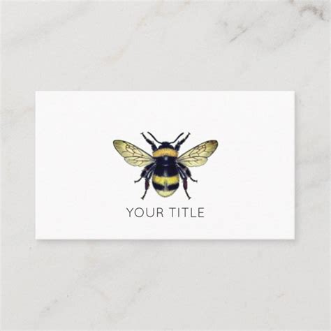 Honey Bee Business Card Template 的图像结果