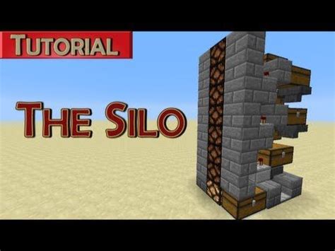 Image result for Minecraft High-Tech Silo Storage Tutorial