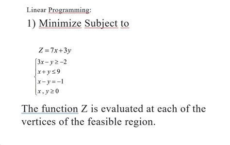 Minimize Calculator Linear Programming 的图像结果
