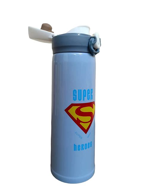 ARV MEGAHOUSE Stainless Steel Super-Heros Water Bottle 500Ml (Pack of 1 ...